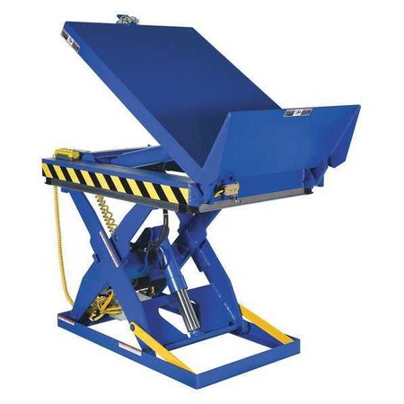 Vestil Scissor Lift & Tilt Table, 2000 lb. Cap, 36"W, 48"L Platform EHLTT-3648-2-47
