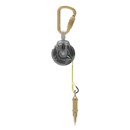 Msa Safety Self-Retracting Lifeline, 6 ft., 310 lb. Weight Capacity 63011-00B