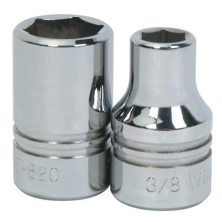 Williams 1/2" Drive, 1-1/8" SAE Socket, 6 Points, Standard 1/2" D, 6Pt, 1-1/8 ST-636