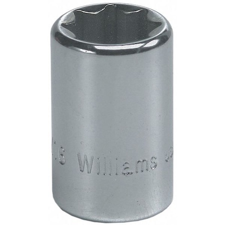 Williams 1/4" Drive, 1/4' SAE Socket, 8 Points M-808