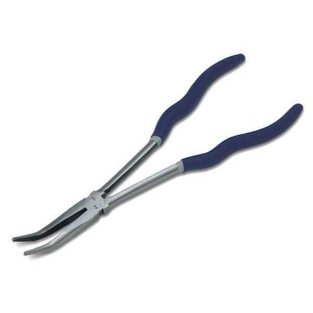 Williams Williams Needle Nose Plier, 11", 45 deg.ree Bent PL-211BC