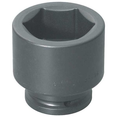 Williams 1-1/2" Drive Impact Socket Black Industrial, 1-1/2" D, 6Pt, 2-3/16 8-670