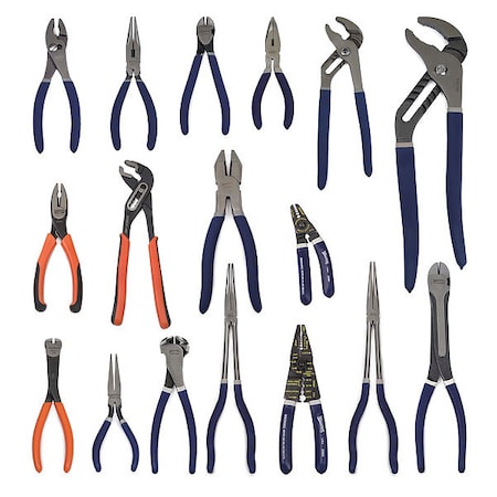 Williams Williams Combination Plier Set, 17pcs. PLS-17