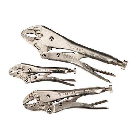 Williams 5 in, 7 in, 10 in Locking Plier Set 23072
