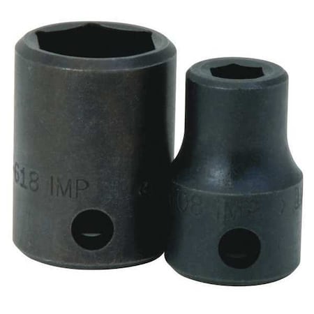 Williams 1/2" Drive Impact Socket Black Industrial, Standard 1/2"D, 6Pt, 15/16 4-630
