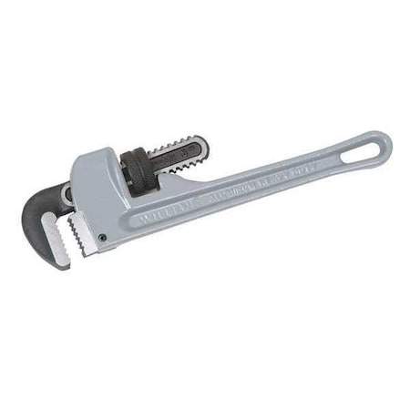 Williams 18" L 3-1/8" Cap. Aluminum Pipe Wrench, 18", Aluminum Heavy Duty 13508