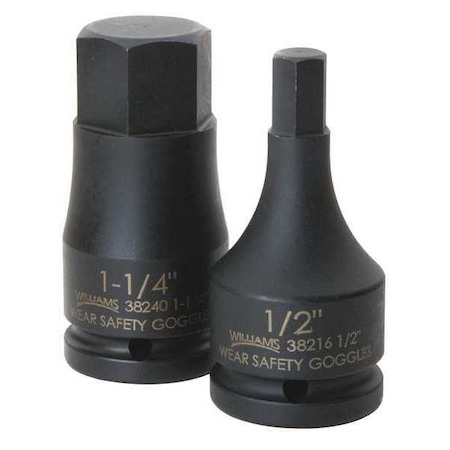Williams 3/4" Drive Impact Hex Bit Socket SAE JHW38236