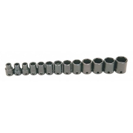 Williams Williams 3/8" Drive Impact Socket Set, 13pcs MS-2-13H