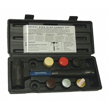 Williams Williams Soft Face Hammer Body and Tip Set, 8pcs. HSF-8SET
