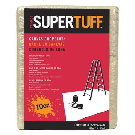 Trimaco Premium HeavyWeightDrop, 10 oz., 12x15, PK4 51123