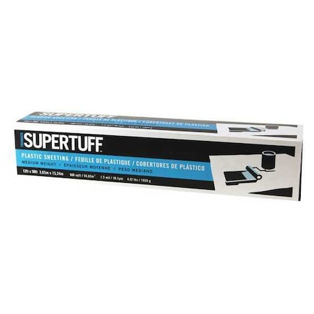 Trimaco Plastic Drop, 1.5 mil, 12x50, PK12 03350