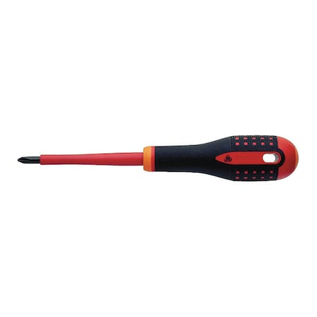 Bahco Insulated Phillips Screwdriver, #0 pt., 6" Phillips #0 BE-8600S