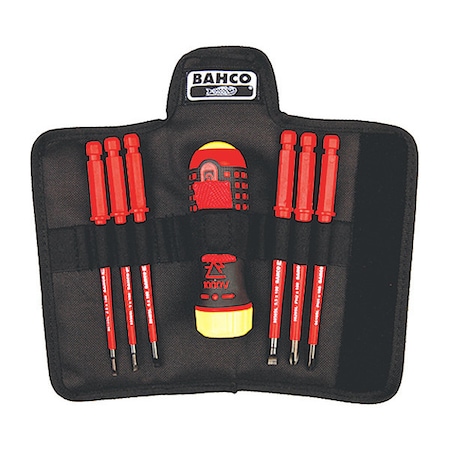 Bahco Bahco Ratcheting Screwdriver Set, 1000V, 7 pcs. 808062