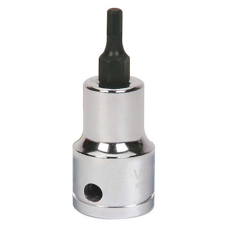 Williams 3/8" Dr, 5/32" Size, SAE Hex Bit Socket, 6 Pts, Overall Length: 1-27/32" 35102-TH