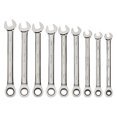 Williams Williams Combo Ratchet Wrench Set, 9 pcs. MWS-1123NRC