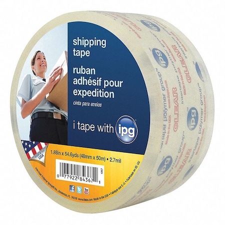 Intertape Storage Tape, Clear 1.85mil 48mmx50m, PK16, 1.89" W x 50" L, 1.85" Thick, Clear 300