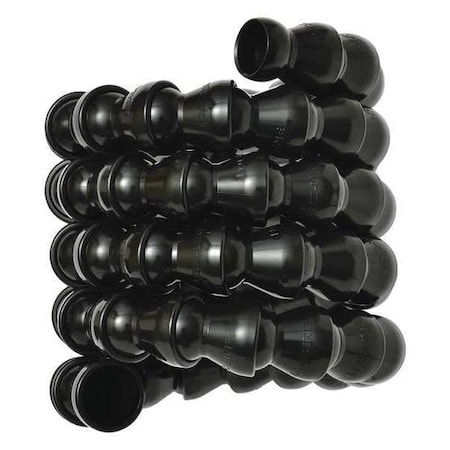 Loc-Line Hose, Black, 1/2", 5ft., Coil 59859-BLK