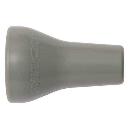 Loc-Line Round Nozzle, Gray, 3/8", PK50 59862-G