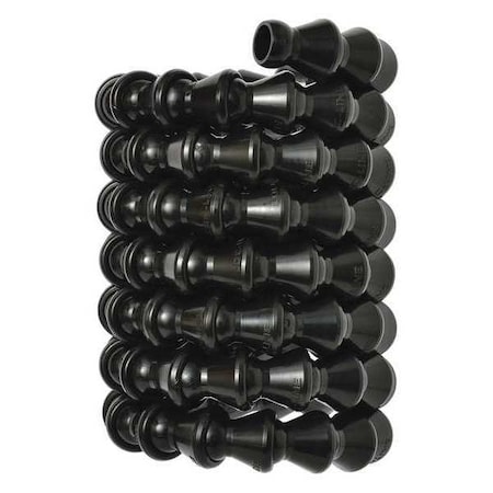 Loc-Line Hose, Black, 1/4", 5ft., Coil 49419-BLK