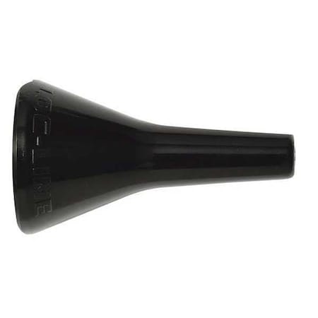 Loc-Line Round Nozzle, Black, 1/16", PK50 49422-BLK