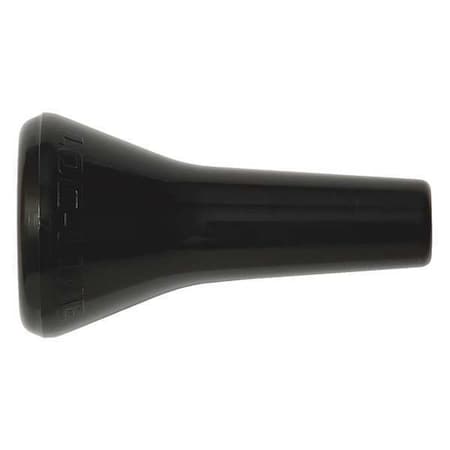 Loc-Line Round Nozzle, Black, 1/8", PK50 49423-BLK