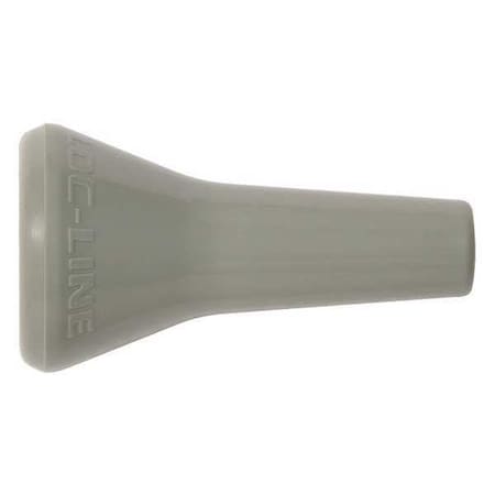Loc-Line Round Nozzle, Gray, 1/8", PK50 49423-G