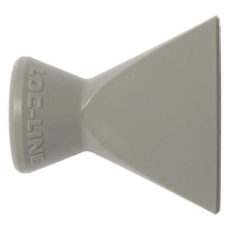 Loc-Line Flare Nozzle, Gray, 1", PK20 49427-G