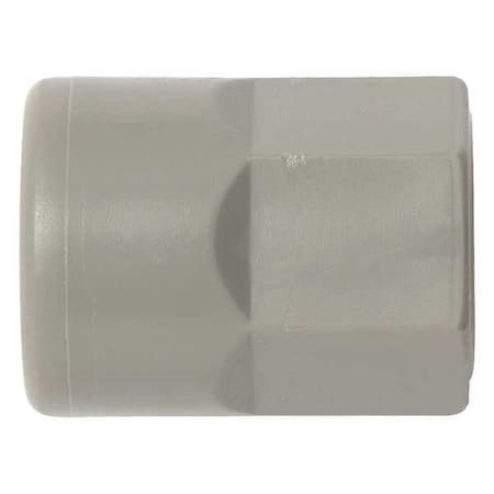 Loc-Line Socket 1/4" to FNPT 1/8", Gray, 1/4", PK20 49431-G