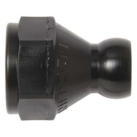 Loc-Line Flare Nut Adapter, Black, 3/8", PK20 49432-BLK