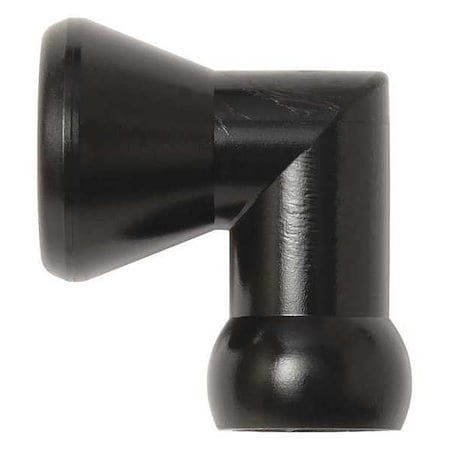 Loc-Line Elbow, Black, 1/4", PK20 49435-BLK
