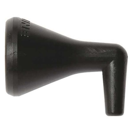 Loc-Line Nozzle, 90 Degree, Black, 1/16", PK20 49439-BLK