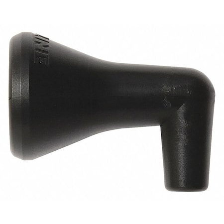 Loc-Line Nozzle, 90 Degree, Black, 1/8", PK20 49440-BLK