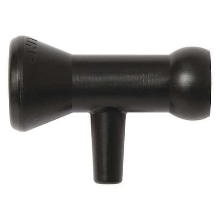Loc-Line Side Flow Nozzle, Black, 1/4", PK20 49443-BLK