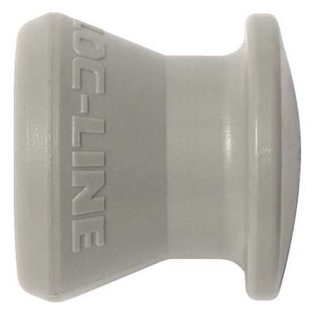 Loc-Line End Cap, Gray, 1/4", PK20 49447-G