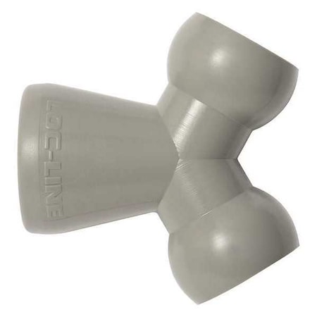 Loc-Line Y Fitting, Gray, 1/2", PK20 59868-G