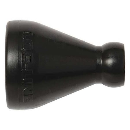 Loc-Line Adapter, 1/2" to 1/4", Black, PK20 59869-BLK