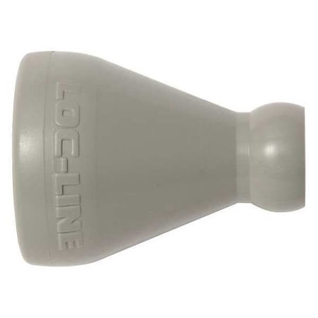 Loc-Line Adapter, 1/2" to 1/4", Gray, PK20 59869-G