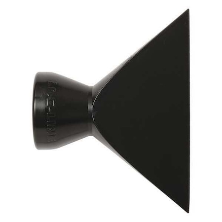 Loc-Line Flare Nozzle, Black, 2-1/2", PK20 59871-BLK