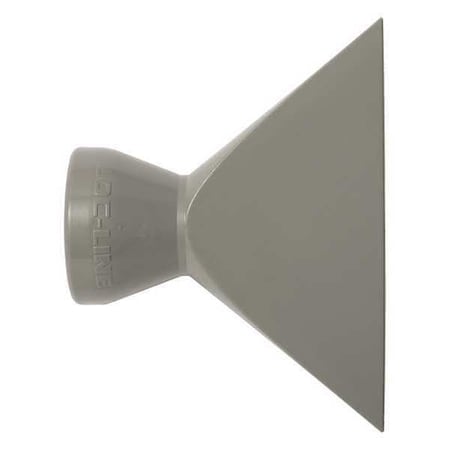 Loc-Line Flare Nozzle, Gray, 2-1/2", PK20 59871-G