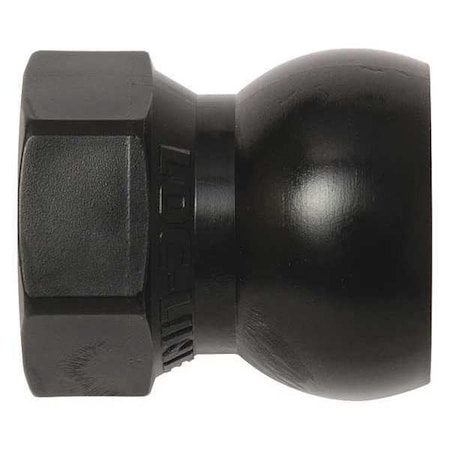 Loc-Line SAE Flare Nut Adapter, Black, 3/8", PK20 59873-BLK