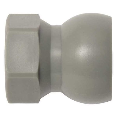 Loc-Line SAE Flare Nut Adapter, Gray, 3/8", PK20 59873-G