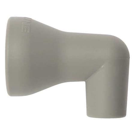 Loc-Line Nozzle, 90 Degree, Gray, 3/8", PK20 59879-G