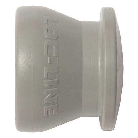 Loc-Line End Cap, Gray, 1/2", PK20 59885-G