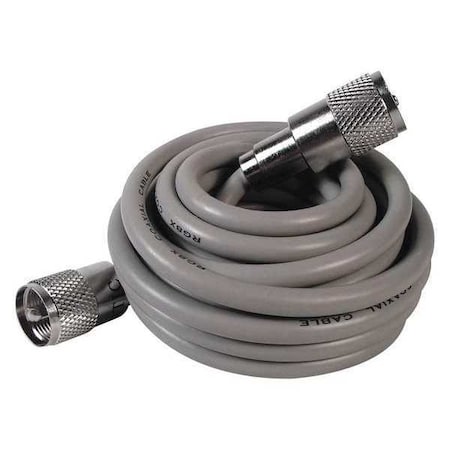 Astatic Mini 8 Coaxial Cable, 3ft., Gray 302-10268