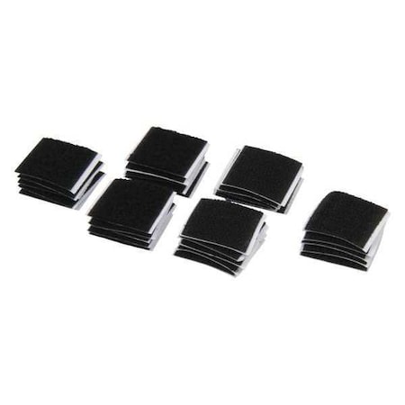 Roadpro Hook-n-Loop Self Adhesive Tape, 1x1 RP-415