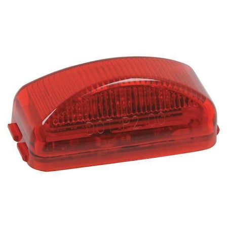 Roadpro LED Sealed Light, w/2 Plug, 2.5x1.25, Color: Red RP-1559R