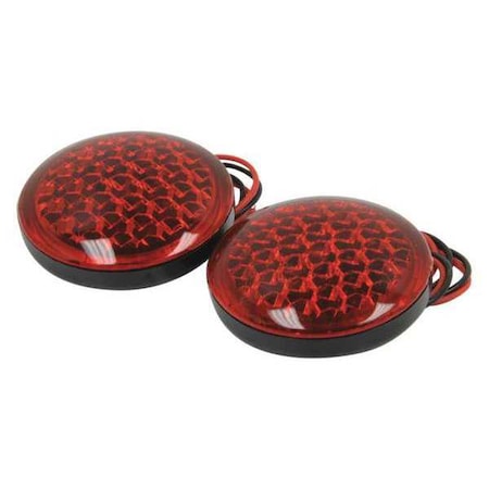 Roadpro Round Adhesive Lights, 1.75, Voltage: 12V RP-3156