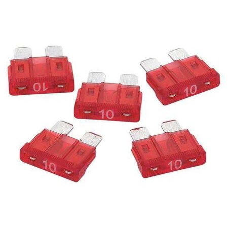 Roadpro ATO Fuses, 10A, PK5 RPATO10