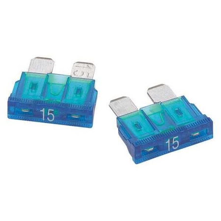Roadpro Trip-Glow ATO Fuses, 15A, PK2 RPATO15TG