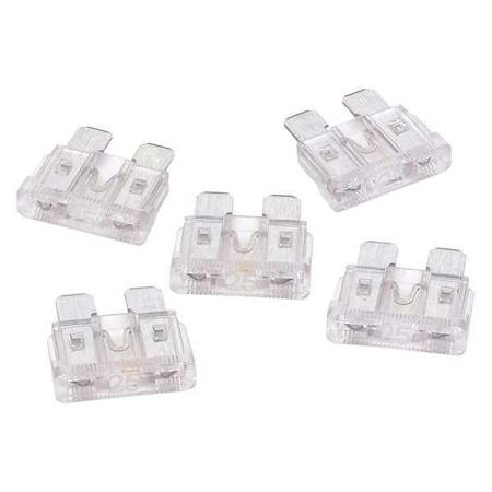 Roadpro ATO Fuses, 25A, PK5 RPATO25